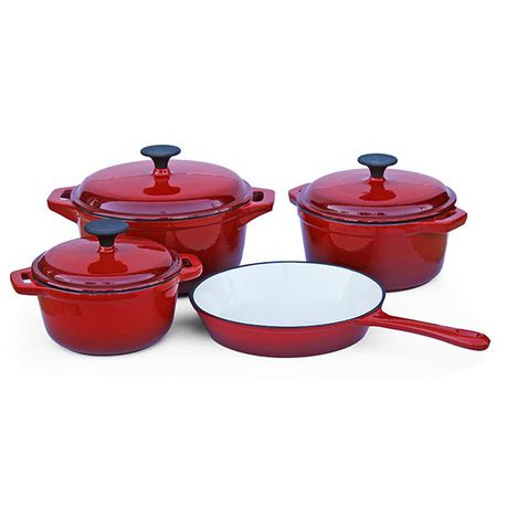 7pcs-cast-iron-pot-set-red