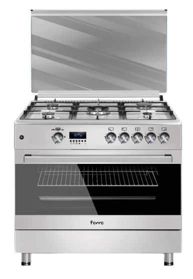 ferre-5-burner-gas-stove-silver